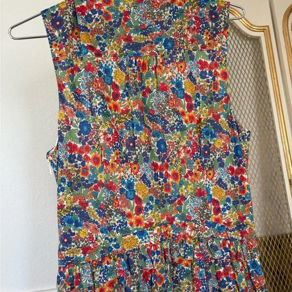 J.Crew Collection Tall Floral Belted Sheath Dress – Size 10 Tall - Picture 8 of 11